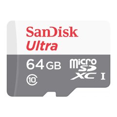 Купити Карта памяти SanDisk microSDXC Ultra 64GB Class 10 V10 100 МБ/с Без адаптера