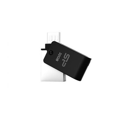 Купити Флеш-накопичувач SiliconPower USB2.0/microUSB Mobile X21 32GB Black