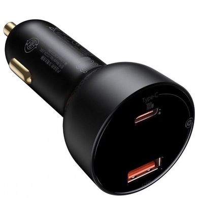 Купити Автомобільний зарядний пристрій Baseus Superme Digital Display PPS USB-A/Type-C Black