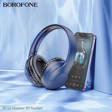 Купити Беспроводные наушники Borofone BO23 Bluetooth 5.3 Blue