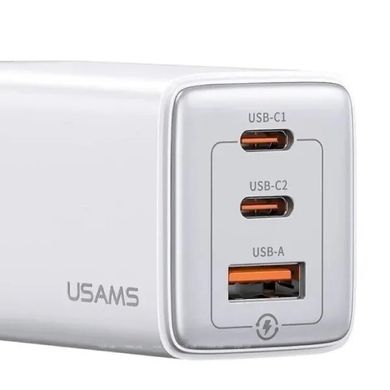 Купити Сетевое зарядное устройство Usams White
