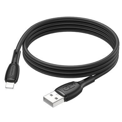 Купити Кабель BOROFONE BX86 Advantage silicone charging data cable for iP Black