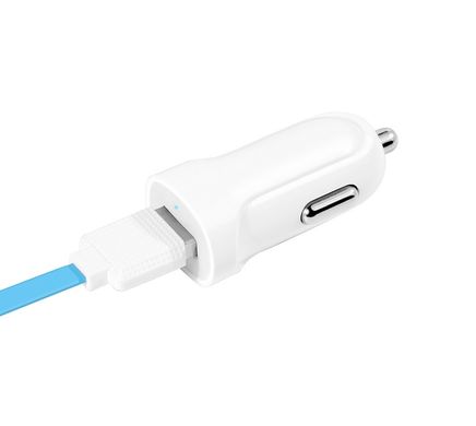 Купити Автомобильное зарядное устройство Hoco Z2 USB White