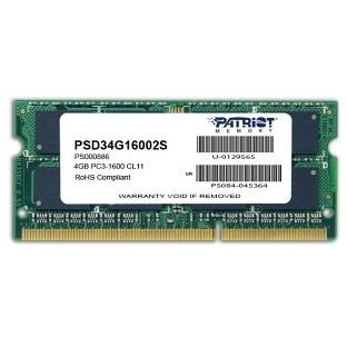 Купити Оперативная память Patriot DDR3 4GB 1600 MHz CL11 SODIMM 1