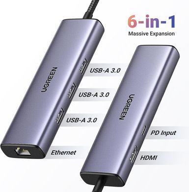 Купити Хаб UGREEN USB-C Multifunction Adapter