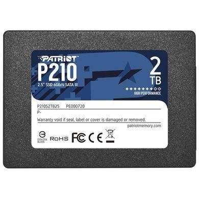 Купити Комп'ютерний запам'ятовувальний пристрій SSD Patriot P210 2TB 2.5" 7mm SATAIII 3D QLC