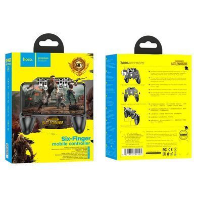 Купити Ігровий контролер HOCO GM7 Eagle six finger game controller Black