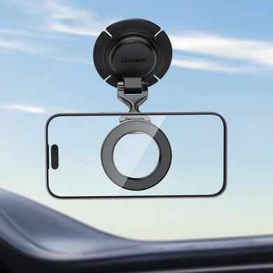 Купити Автотримач для телефона з БЗП ACEFAST D65 magnetic folding wireless charging car holder Black