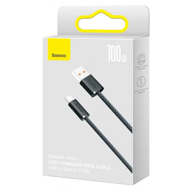 Купити Кабель Baseus Dynamic Series Fast Charging Data Cable USB Type-C 100W 1m Grey