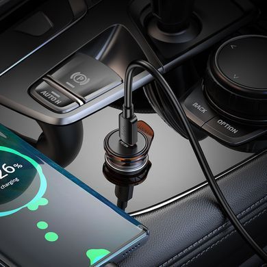 Купити Автомобільний зарядний пристрій HOCO NZ16 Rigorous single port PD30W car charger Metal Grey