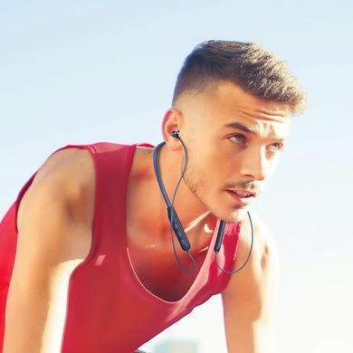 Купити Бездротові навушники HOCO ES64 Easy Sound sports BT earphones Navy Blue