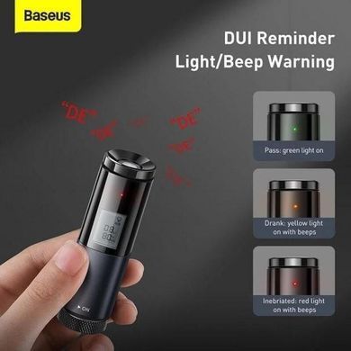 Купити Алкотестер Baseus Digital Alcohol Tester Black