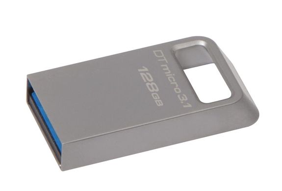 Купити Флеш-накопичувач Kingston USB3.1 Gen.1 DataTraveler Micro 128GB Silver