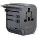 Сетевой зарядный устройство BOROFONE BAC12 Leader 3-port(1C2A) universal conversion charger Black