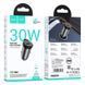 Автомобільний зарядний пристрій HOCO NZ16 Rigorous single port PD30W car charger Metal Grey