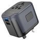 Сетевой зарядный устройство BOROFONE BAC12 Leader 3-port(1C2A) universal conversion charger Black