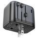 Сетевой зарядный устройство BOROFONE BAC12 Leader 3-port(1C2A) universal conversion charger Black
