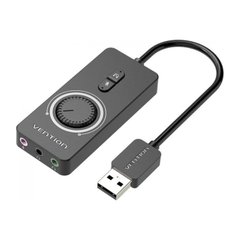 Купити Адаптер Vention USB 2.0 External Stereo Sound Black