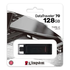Купити Флеш-накопичувач Kingston Kingston DT 70 USB Type-C 128GB Black