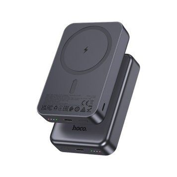 Купити Зовнішній акумулятор HOCO J160A Original PD20W magnetic power bank(10000mAh) Black