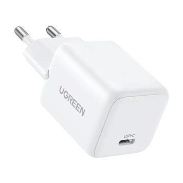 Купити Мережевий зарядний пристрій UGREEN 20W USB-C GaN Fast Charger EU