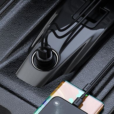 Купити Автомобильное зарядное устройство Baseus T typed S-16 wireless MP3 car charger（English) USB Black