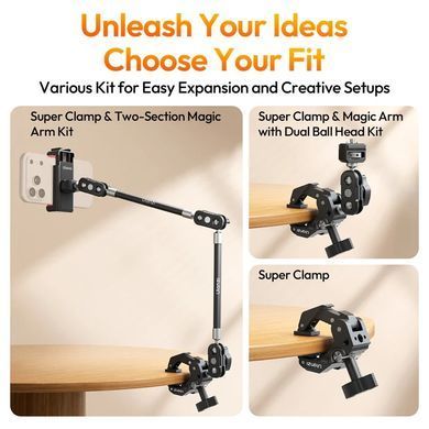 Купити Штатив-тримач Ulanzi CO78 Magic Arm Kit(Super Clamp & Two-Section Magic Arm Kit)