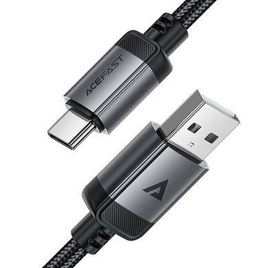 Купити Кабель ACEFAST C20-04 USB-A to USB-C aluminum alloy charging data cable Black