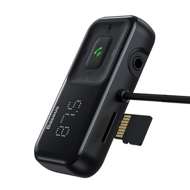 Купити Автомобільний зарядний пристрій Baseus T typed S-16 wireless MP3 car charger（English) USB Black