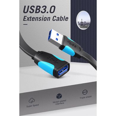 Купити Кабель-подовжувач Vention VAS-A13-B100 USB USB 1m Black