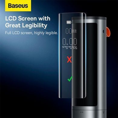Купити Алкотестер Baseus SafeJourney Pro Series Breathalyzer, Space Grey
