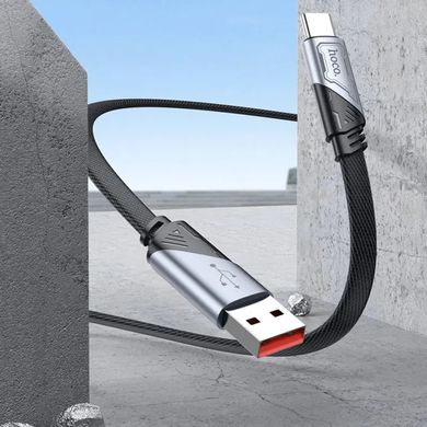 Купити Кабель Hoco U119 USB Type-C 5 A 1,2 m Black