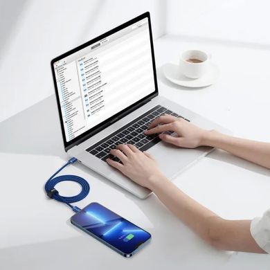 Купити Кабель Baseus Crystal Shine Series Fast Charging Data Cable Type-C to iP 20W 1.2m Blue