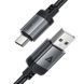 Кабель ACEFAST C20-04 USB-A to USB-C aluminum alloy charging data cable Black