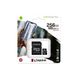 Карта пам'яті Kingston microSDXC Canvas Select Plus 256GB Class 10 UHS-I A1 85МБ/с R-100MB/s +SD-адаптер
