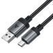 Кабель ACEFAST C20-04 USB-A to USB-C aluminum alloy charging data cable Black