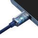 Кабель Baseus Crystal Shine Series Fast Charging Data Cable Type-C to iP 20W 1.2m Blue
