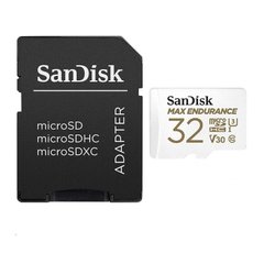 Купити Карта пам'яті SanDisk microSDHC Max Endurance 32GB Class 10 UHS-I (U3) V30 до 40 МБ/с 100 МБ/с