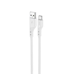 Купити Кабель Hoco X97 Crystal USB Type-C 2.4 A 20W 1m Light Gray