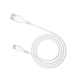 Купити Кабель Hoco USB Type-C 3 A 1m White