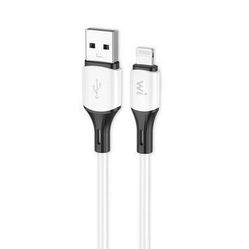 Купити Кабель WiBrand Mamba iP silicone charging data cable 1m White