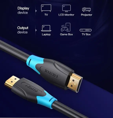 Купити Кабель Vention v1.4 (AACBJ) HDMI to HDMI 5 м Black