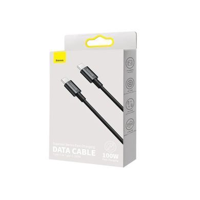 Купити Кабель Baseus Superior Series Fast Charging Data Cable Type-C to Type-C 100W 1m Чёрный