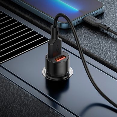 Купити Автомобільний зарядний пристрій Borofone BZ19B Wisdom 2 × USB Black