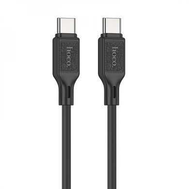 Купити Кабель HOCO X90 Cool 60W silicone charging data cable for Type-C to Type-C Black
