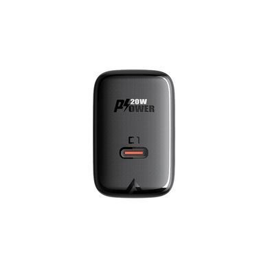Купити Мережевий зарядний пристрій ACEFAST A1 PD20W single USB-C charger Black