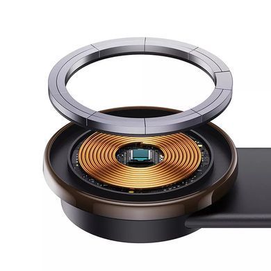 Купити Держатель для мобильного с БЗП Baseus C02 Pro Series Magnetic Wireless Charging Car Mount Cluster Black