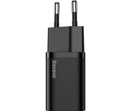 Купити Сетевое зарядное устройство Baseus Super Si Quick Charger 1C 20W EU Black
