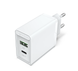 Мережевий зарядний пристрій Vention Two-Port USB(A+C) (18W/20W) White