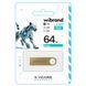 Флеш-накопичувач Wibrand USB 2.0 Puma 64Gb Gold